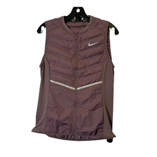 Vest Puffer & Quilted By Nike Apparel In Purple, Size: M