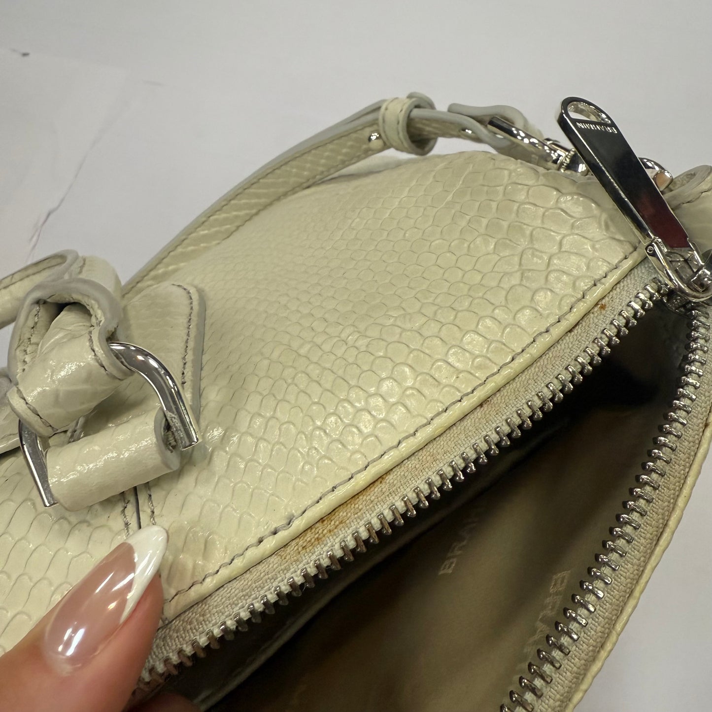 Handbag Designer By Brahmin, Size: Large