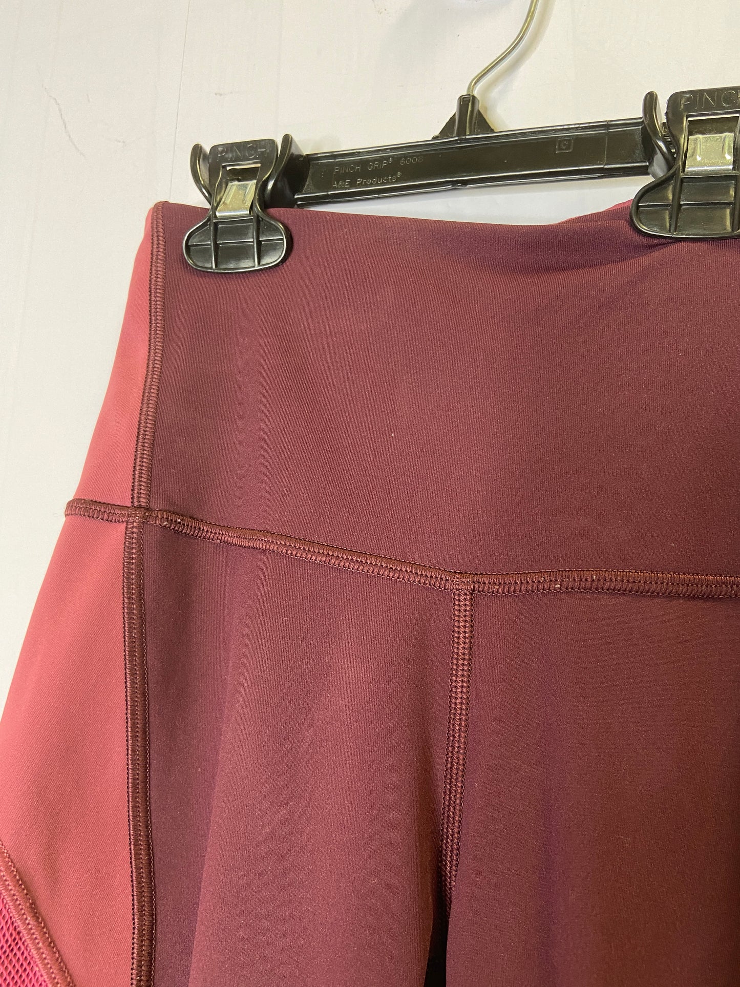 Athletic Leggings By Lululemon In Maroon, Size: 2