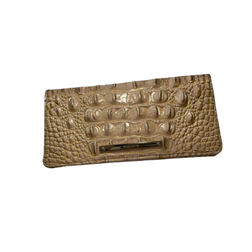 Wallet Designer By Brahmin In Cream, Size:Medium