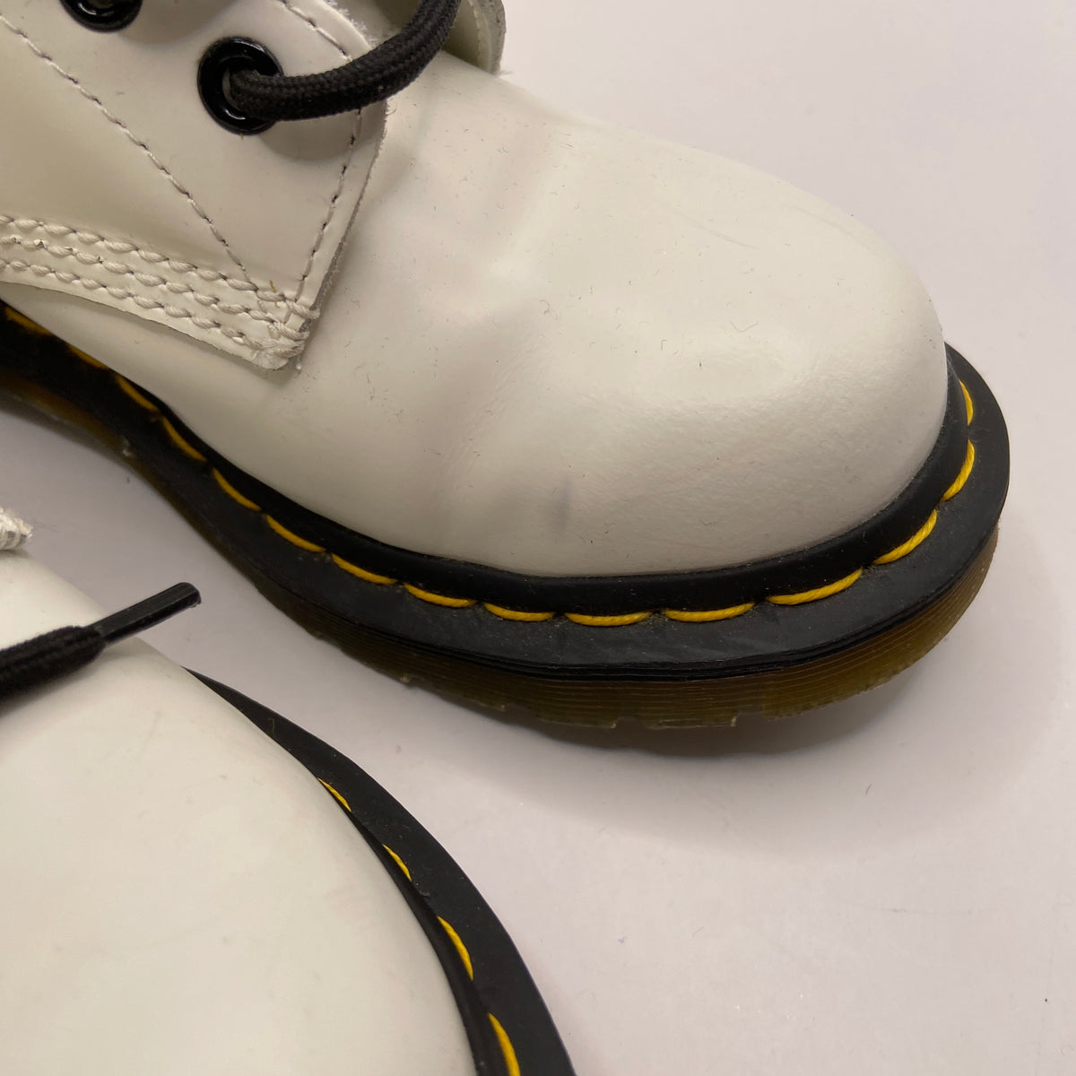 Boots Combat By Dr Martens In White, Size: 6