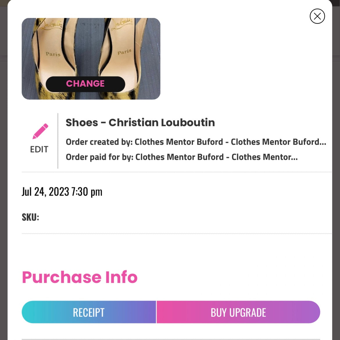 Christian Louboutin, Shoes, Christian Lou Boutin Size