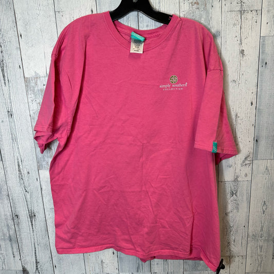 Top Short Sleeve Basic By Simply Southern  Size: Xxl