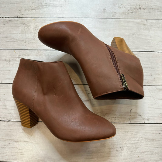 Boots Ankle Heels By Loft  Size: 7